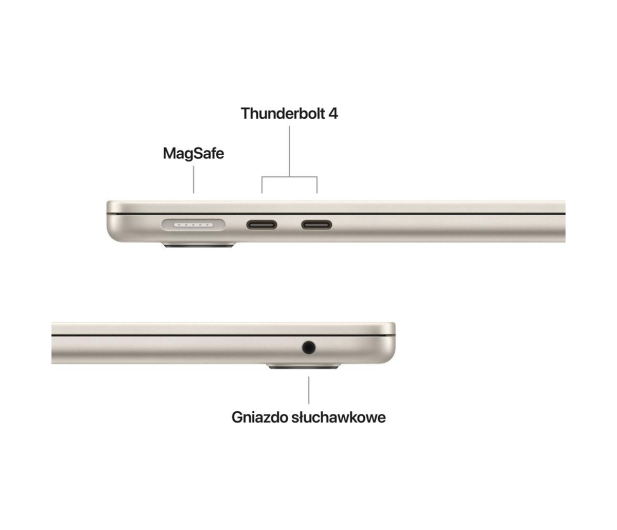 Apple MacBook Air M5/16GB/1TB/Mac OS Księżycowa Poświata 10R US - 1506322 - zdjęcie 7